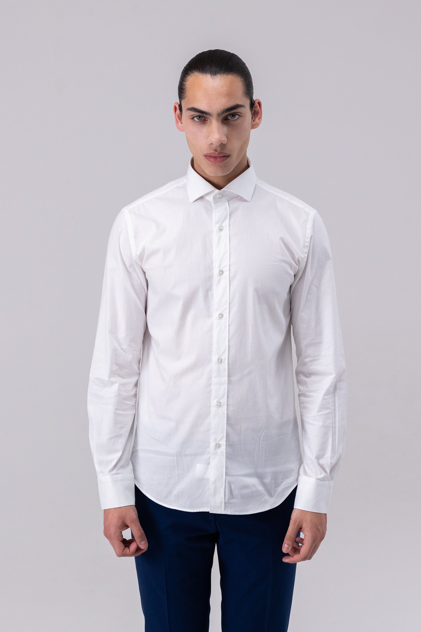 CAMICIA SANTORINI SLIM FIT BIANCA