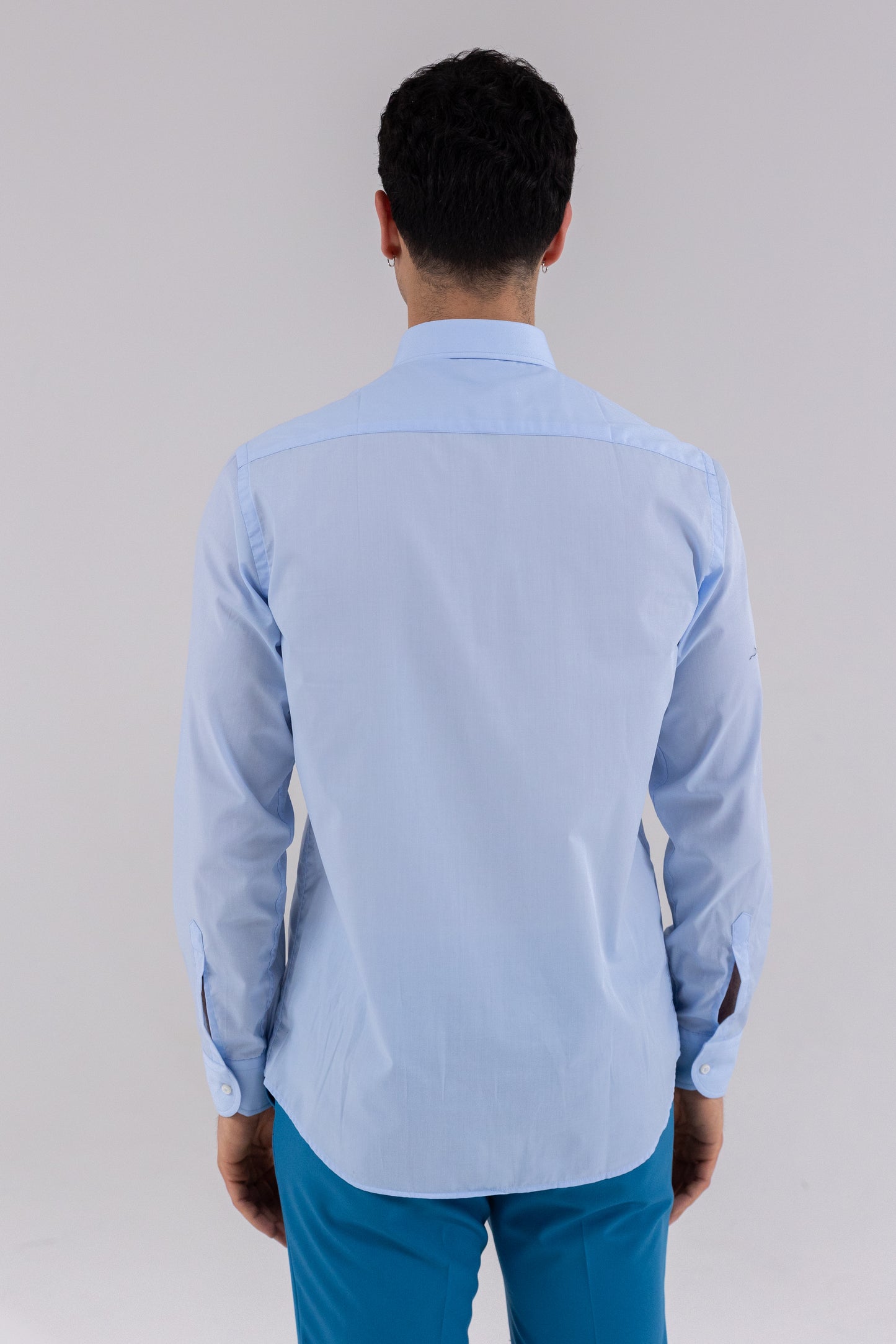 CAMICIA SANTORINI SLIM FIT CIELO