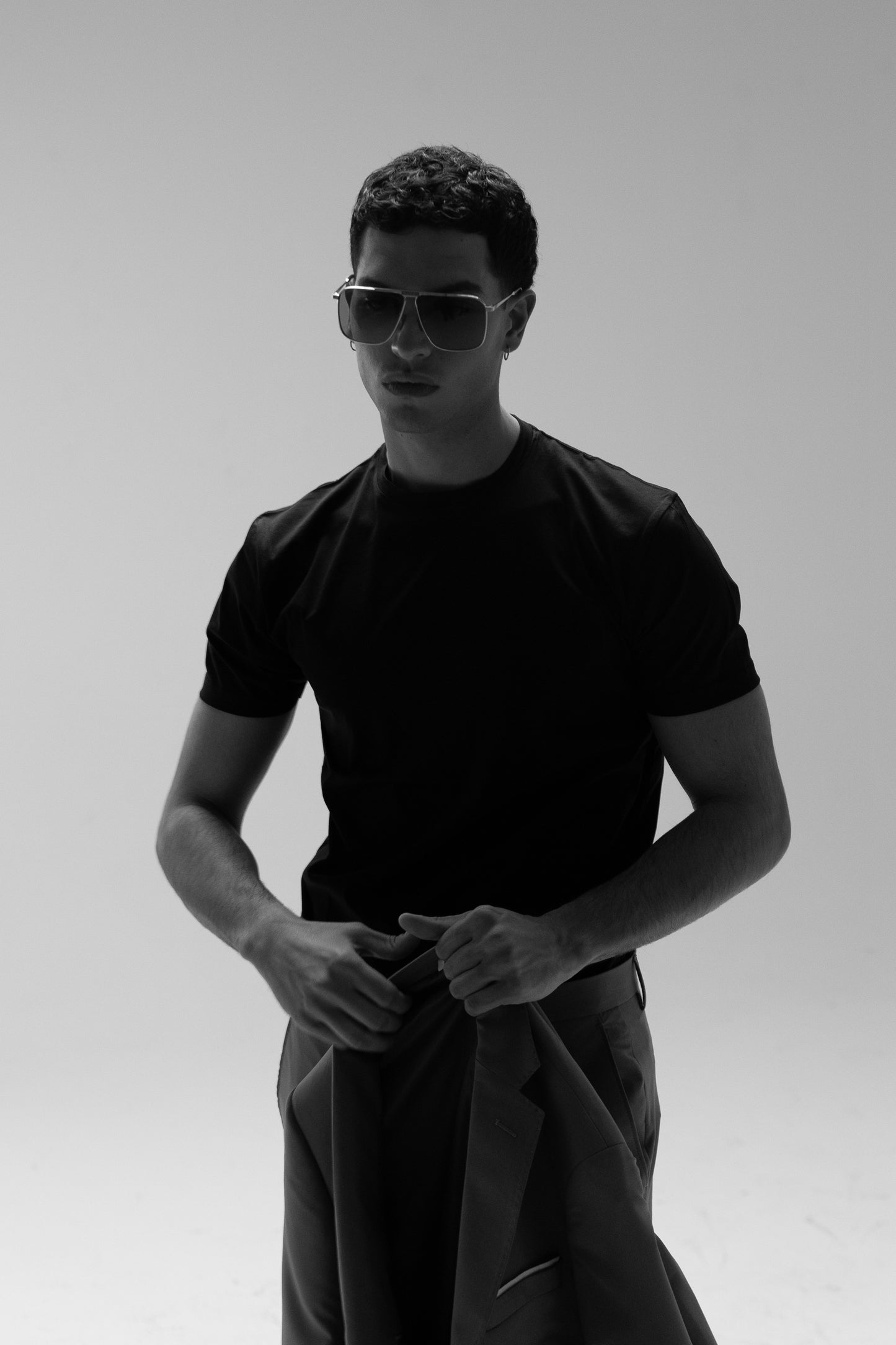 T-SHIRT ARUBA IN COTONE STRETCH NERA