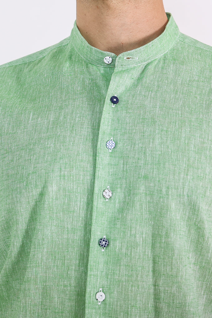 SANTORINI SLIM FIT WHITE SHIRT