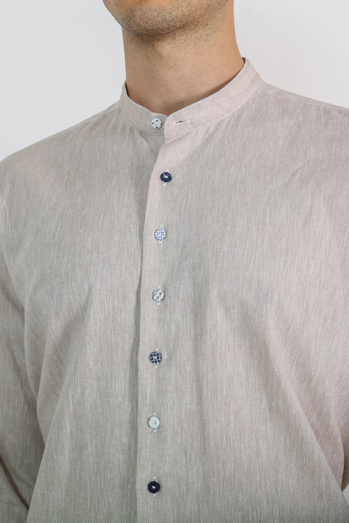 SANTORINI SLIM FIT WHITE SHIRT
