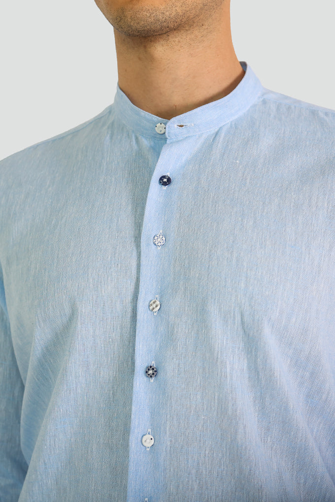 SANTORINI SLIM FIT WHITE SHIRT