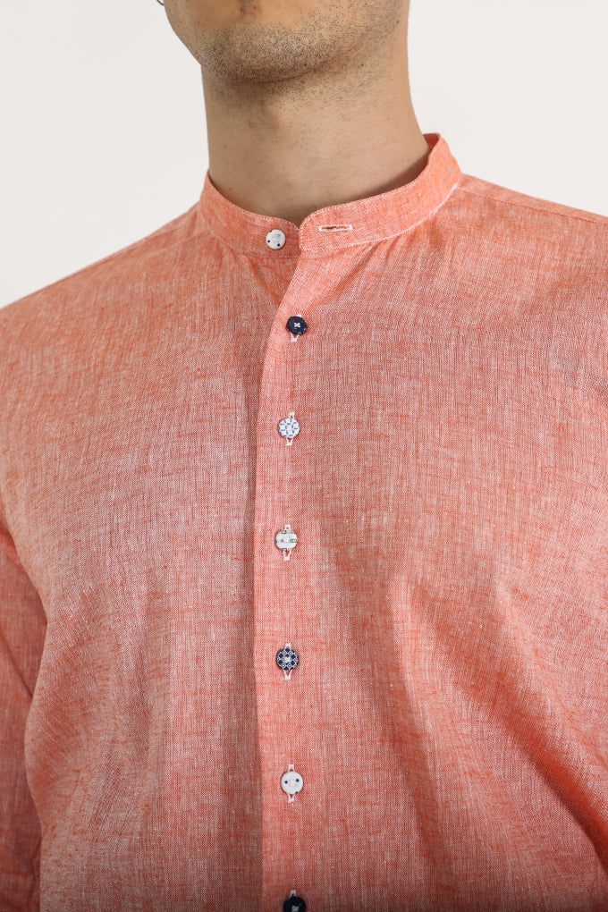 SANTORINI SLIM FIT WHITE SHIRT