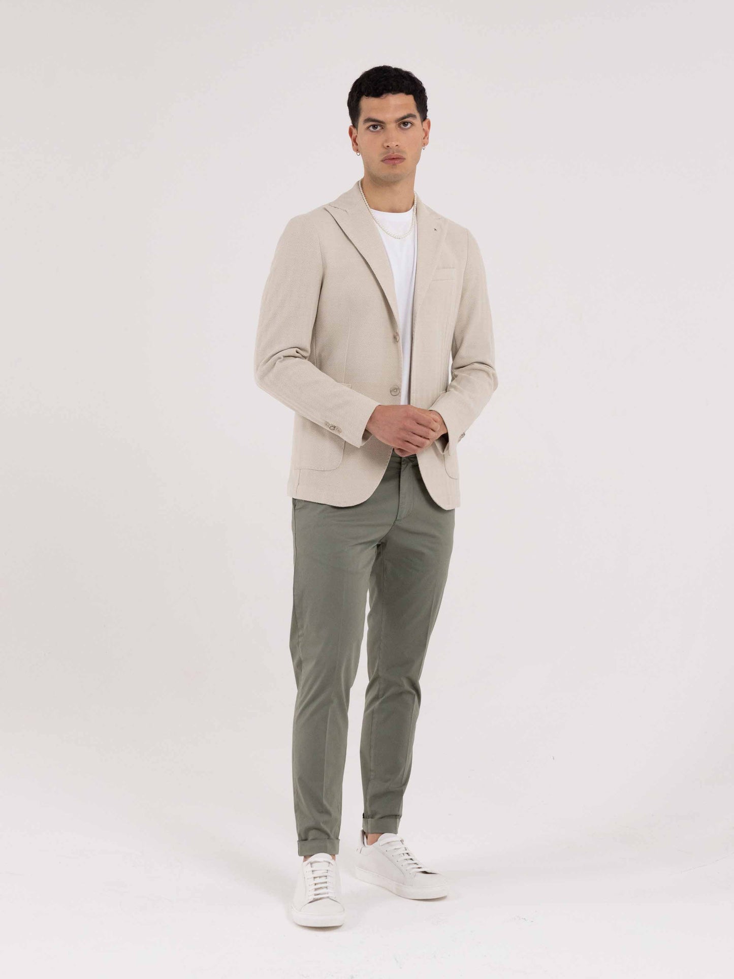 GIACCA FORTE DEI MARMI MONOPETTO BEIGE
