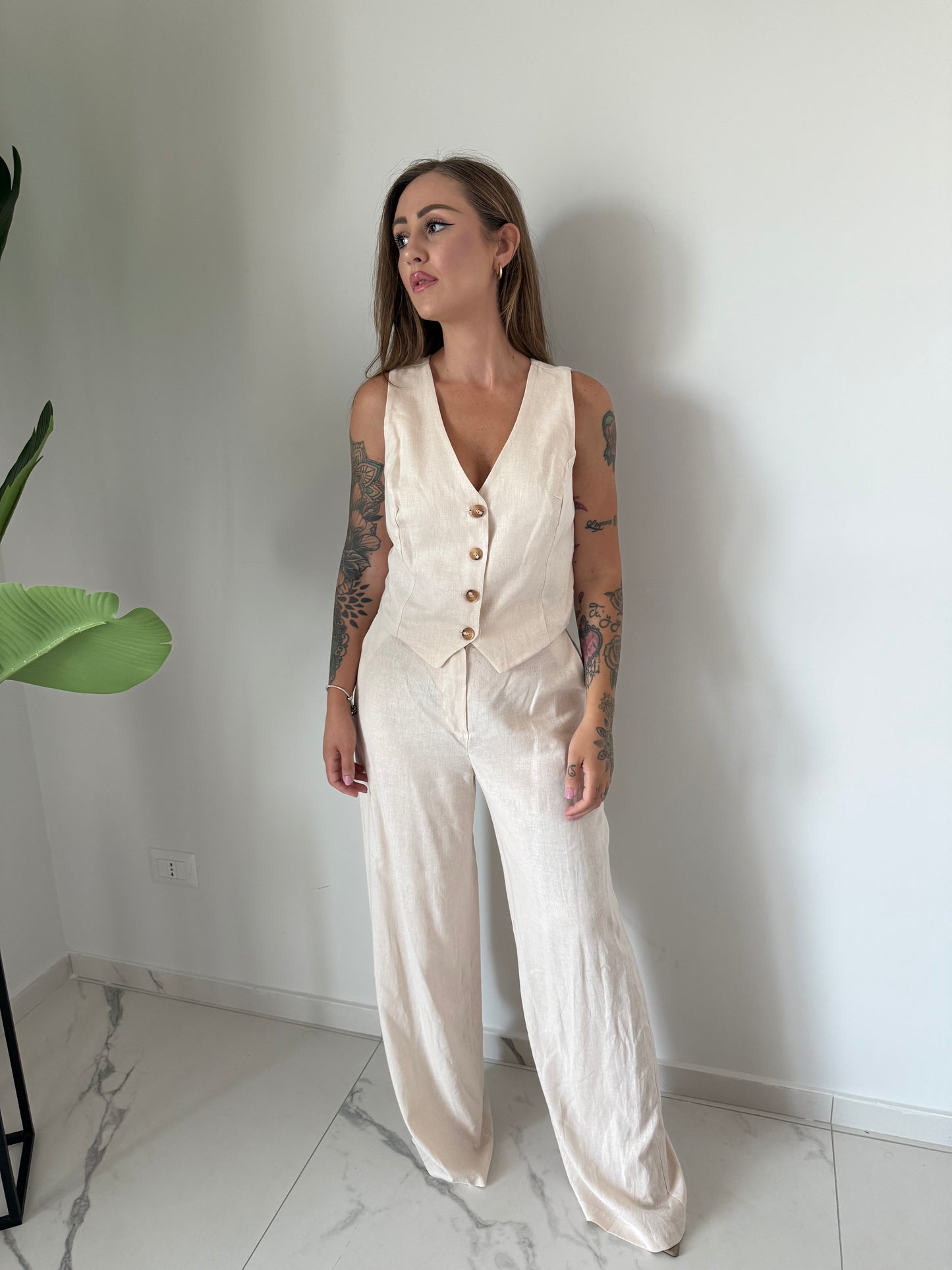 Coordinato di lino Soleil