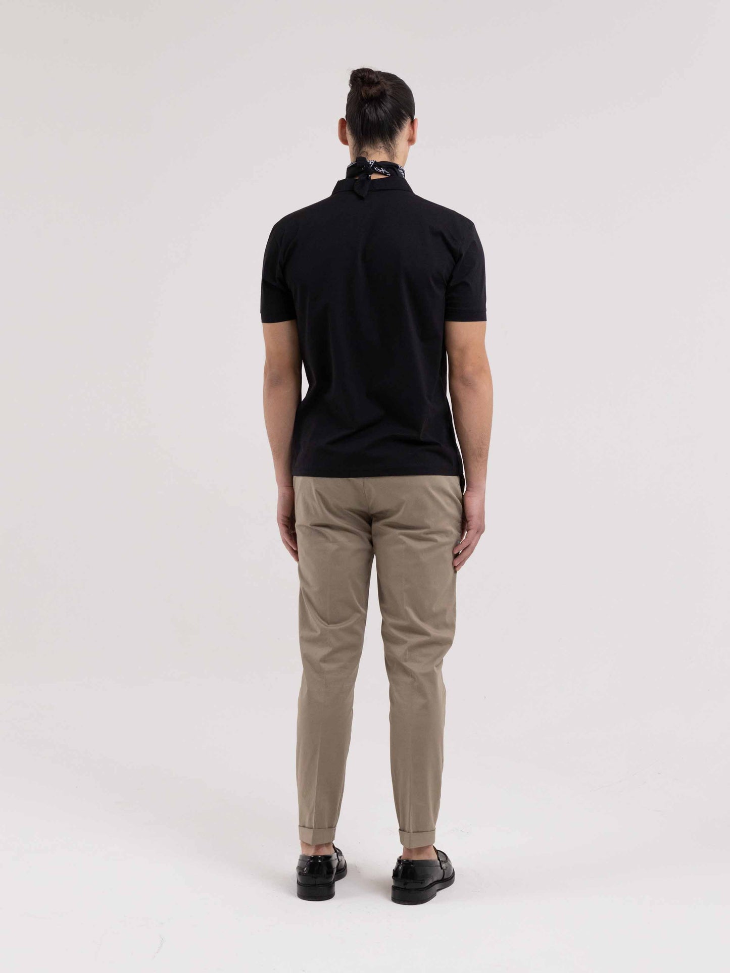 PANTALONE CAPRI IN COTONE BEIGE