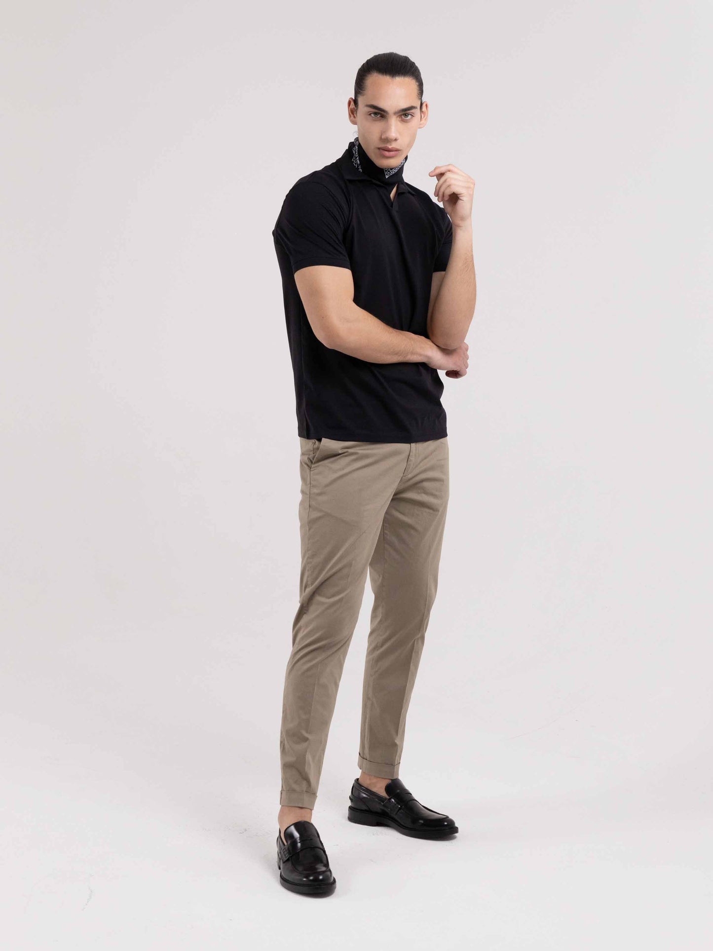 PANTALONE CAPRI IN COTONE BEIGE