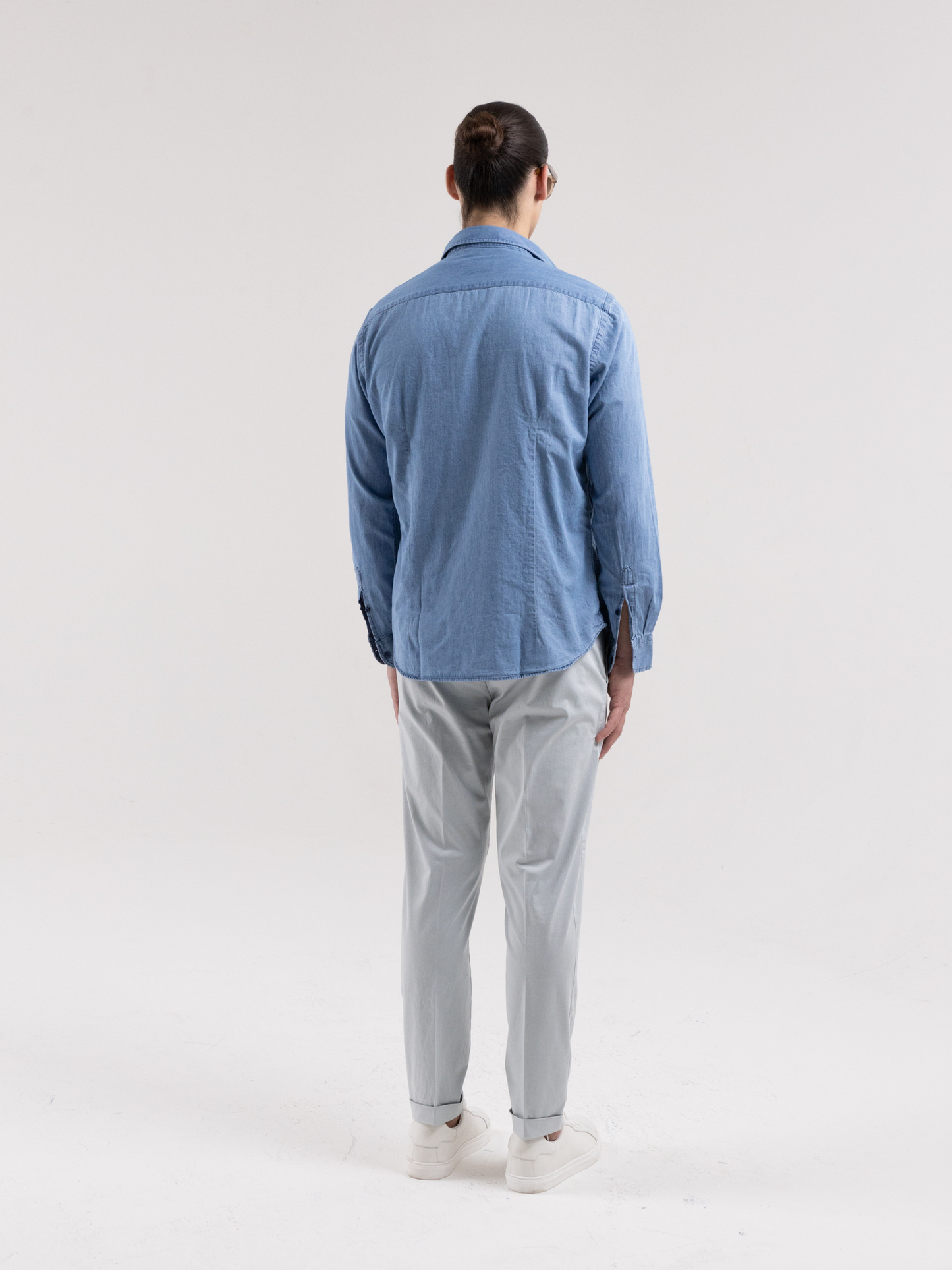 CAMICIA MIAMI LAVAGGIO CHIARO IN JEANS