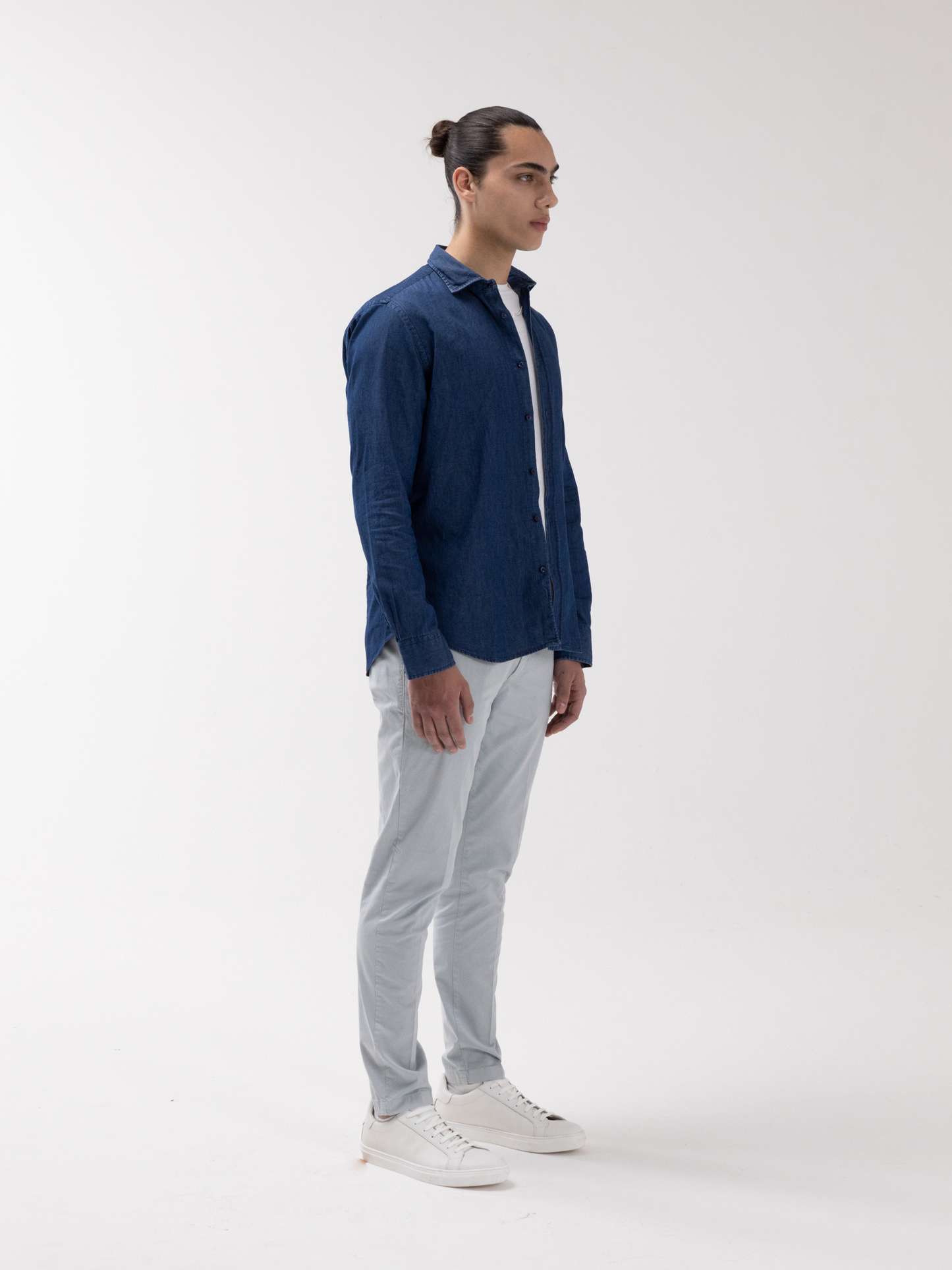CAMICIA MIAMI LAVAGGIO SCURO IN JEANS