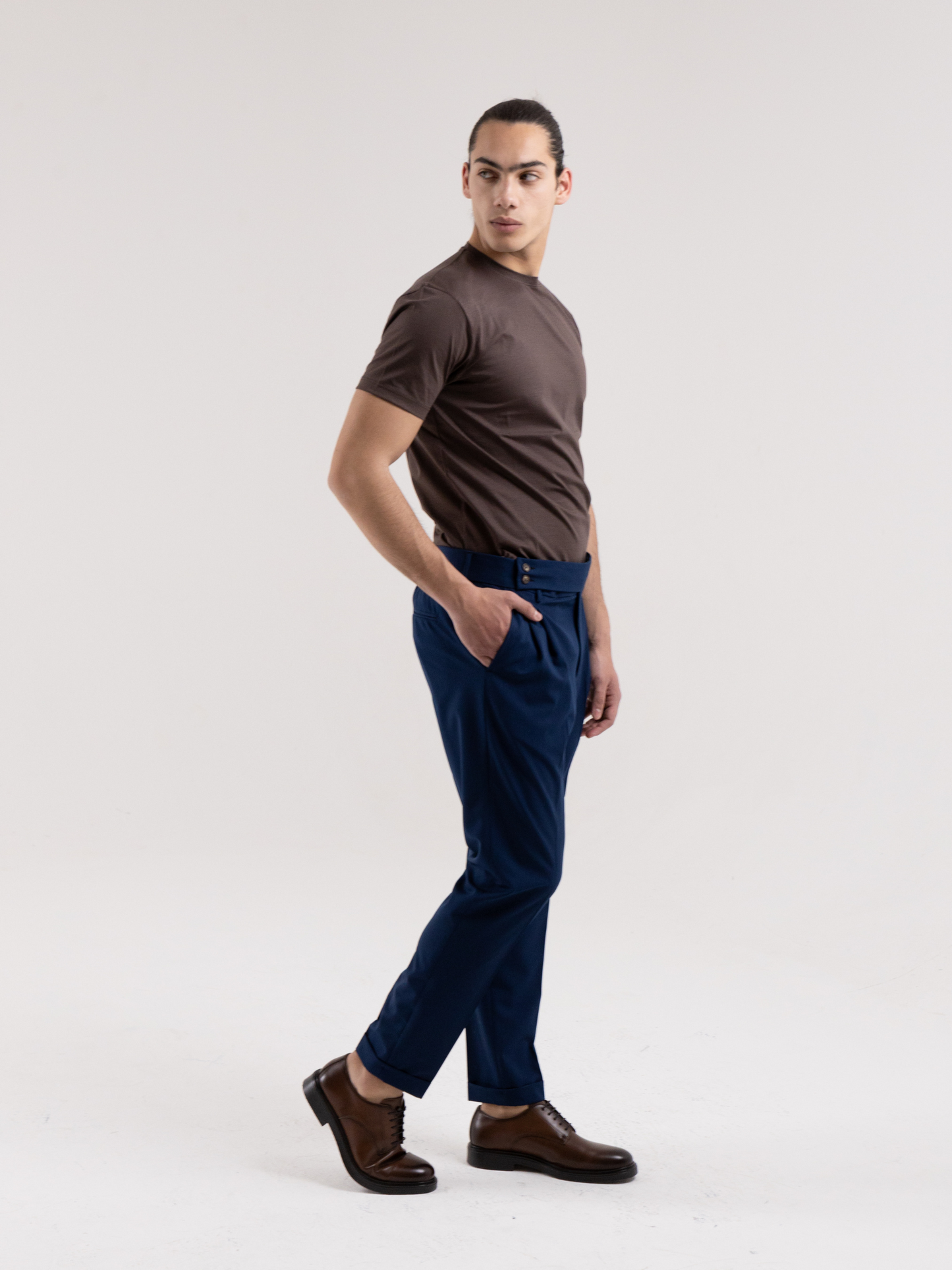 PANTALONE AMALFI VITA ALTA BLUETTE