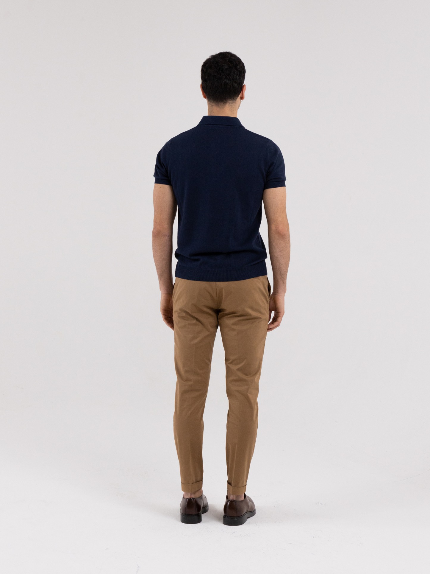 FORMENTERA POLO SHIRT IN BLUE THREAD