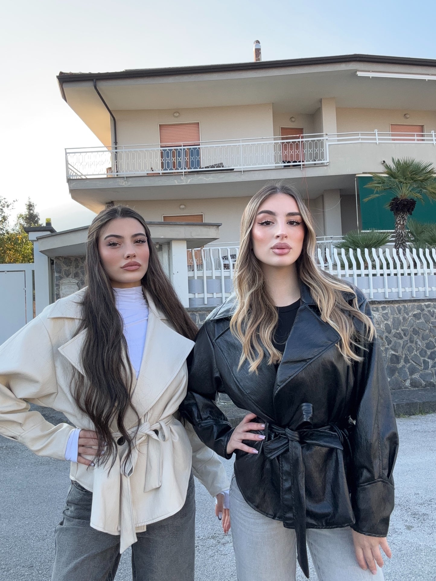 Giacca eco pelle belen