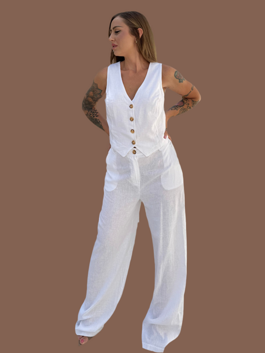 Coordinato di lino Soleil