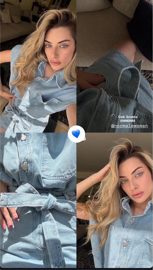 Completo Giuly denim chiaro