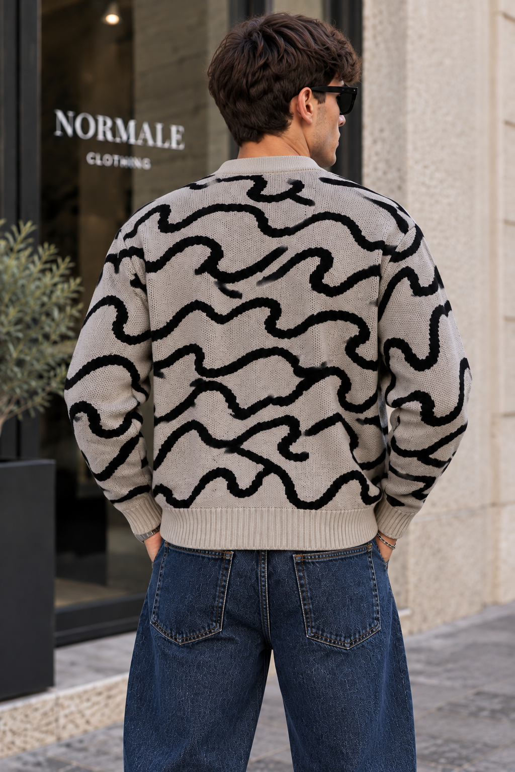 Cardigan jacquard