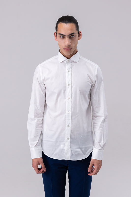 SANTORINI SLIM FIT WHITE SHIRT