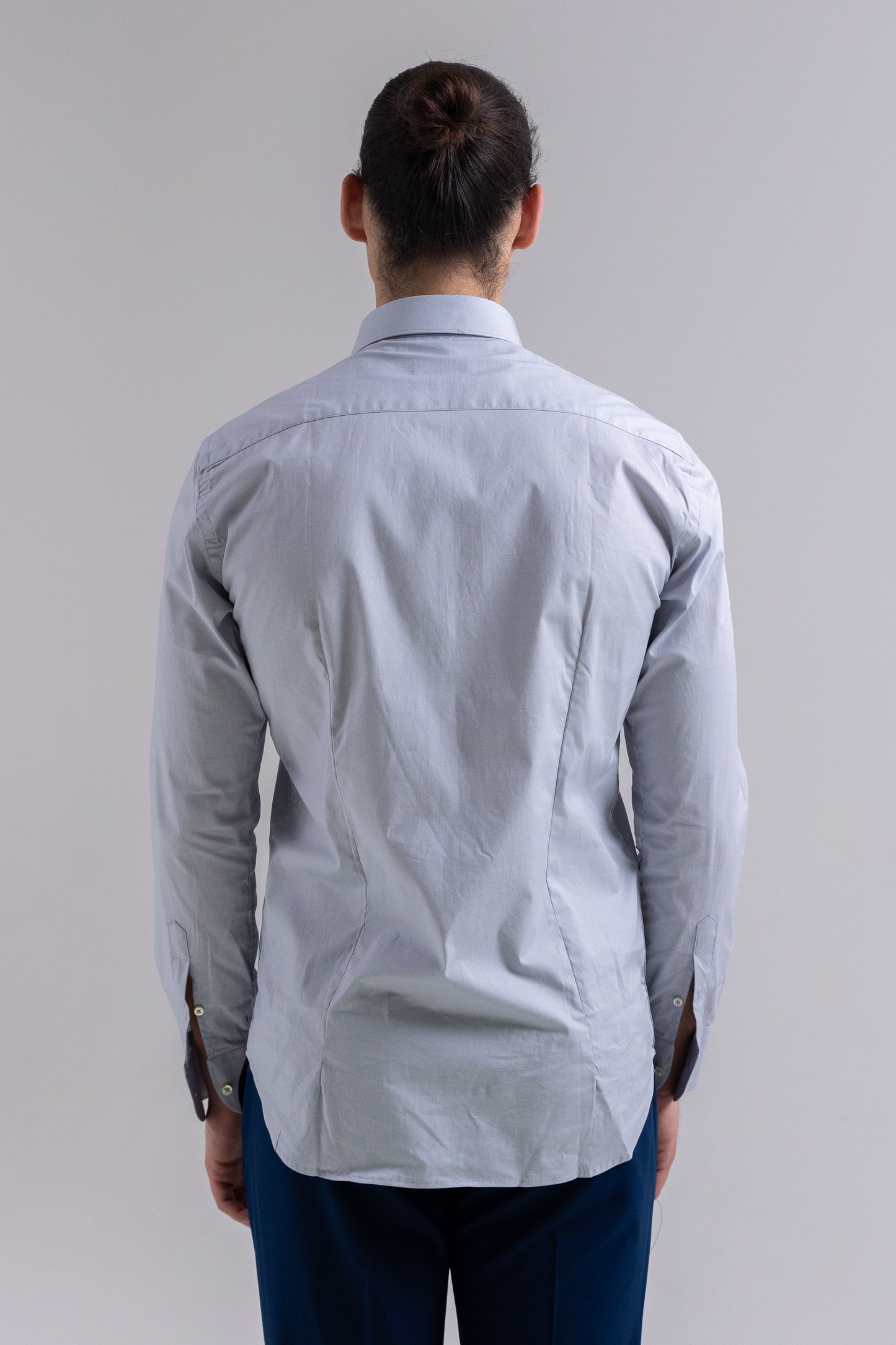 PEARL GRAY OXFORD SHIRT