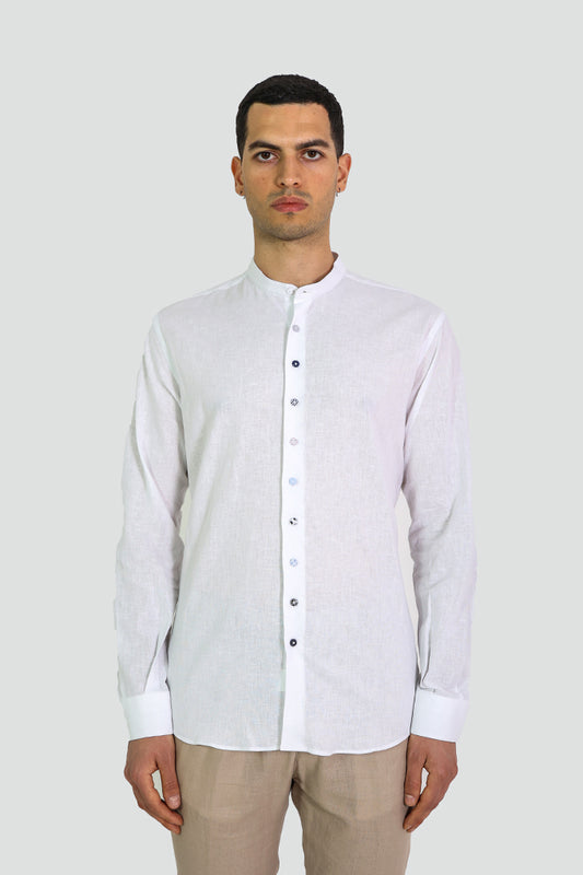 SANTORINI SLIM FIT WHITE SHIRT