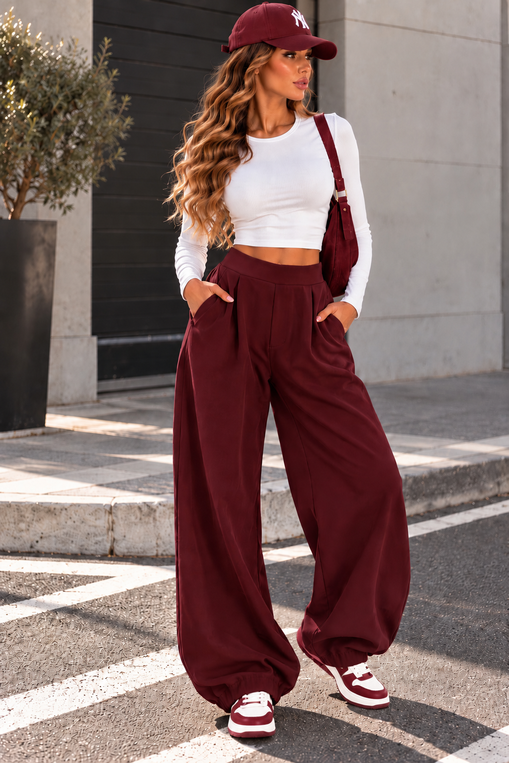 Pantalone Ballon con elastico