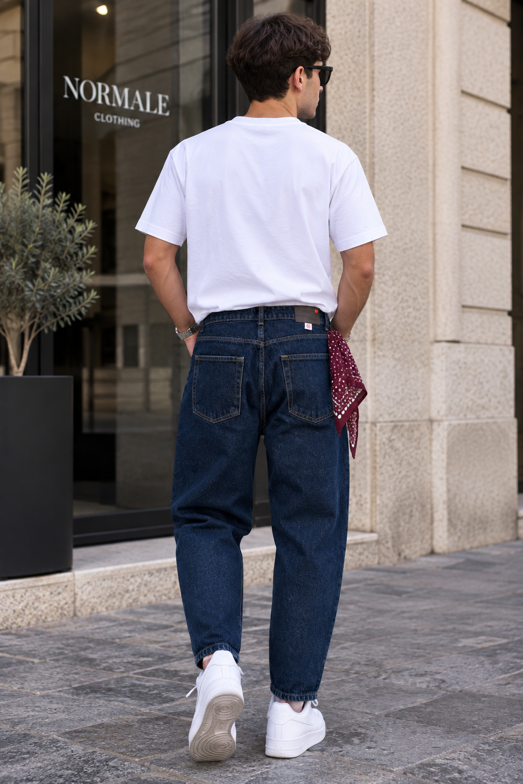 DENIM JAPAN FOULARD