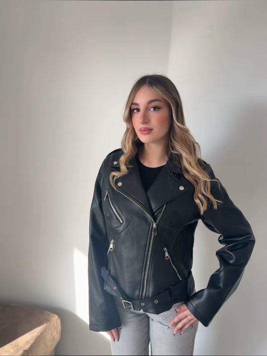 Giacca eco pelle Clarissa