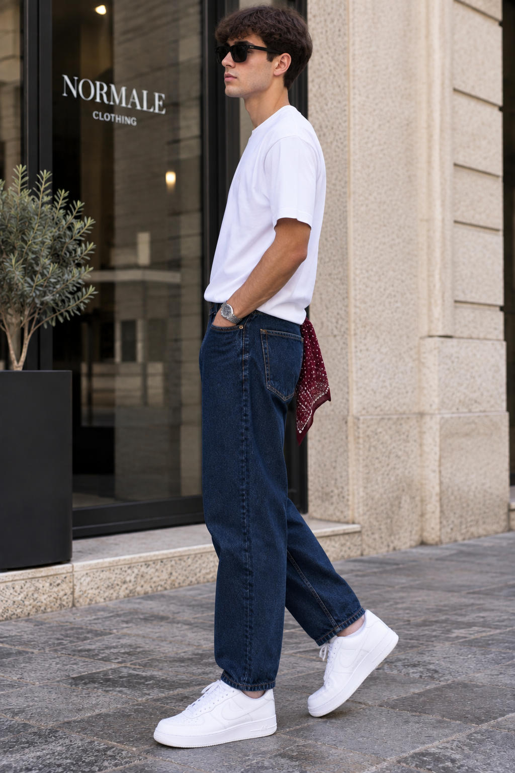 DENIM JAPAN FOULARD
