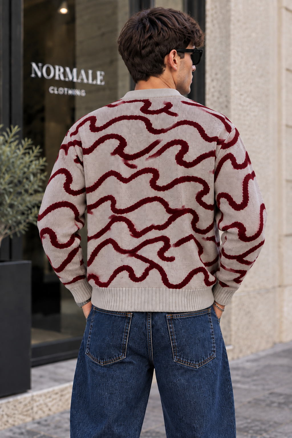 Cardigan jacquard