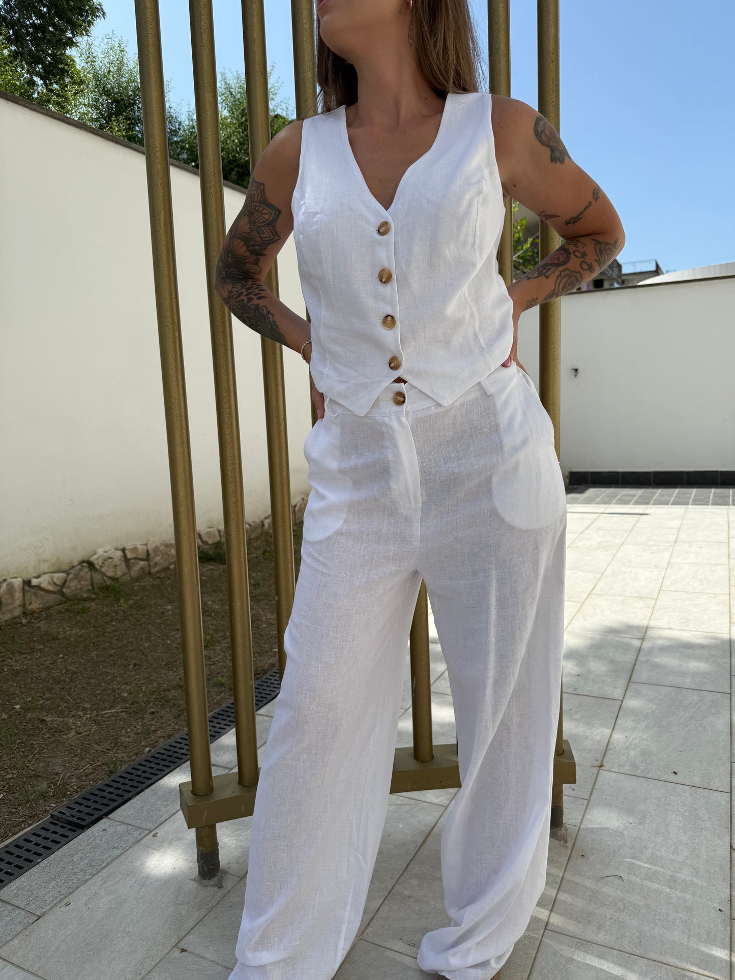 Coordinato di lino Soleil