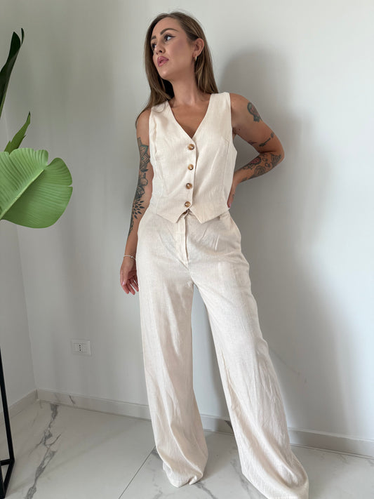 Coordinato di lino Soleil
