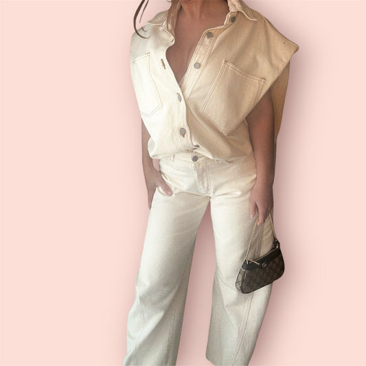 Completo con smanicato di jeans + jeans Giuly
