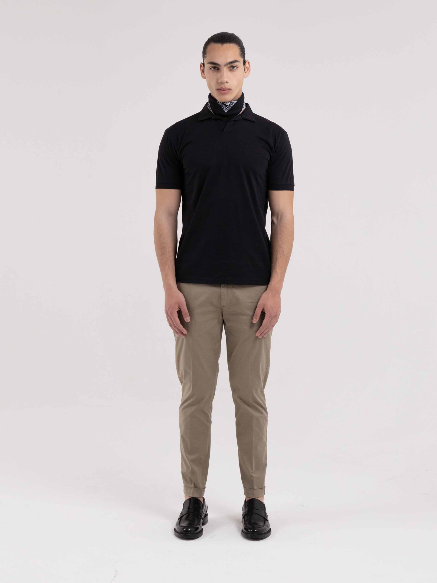 PANTALONE CAPRI IN COTONE BEIGE