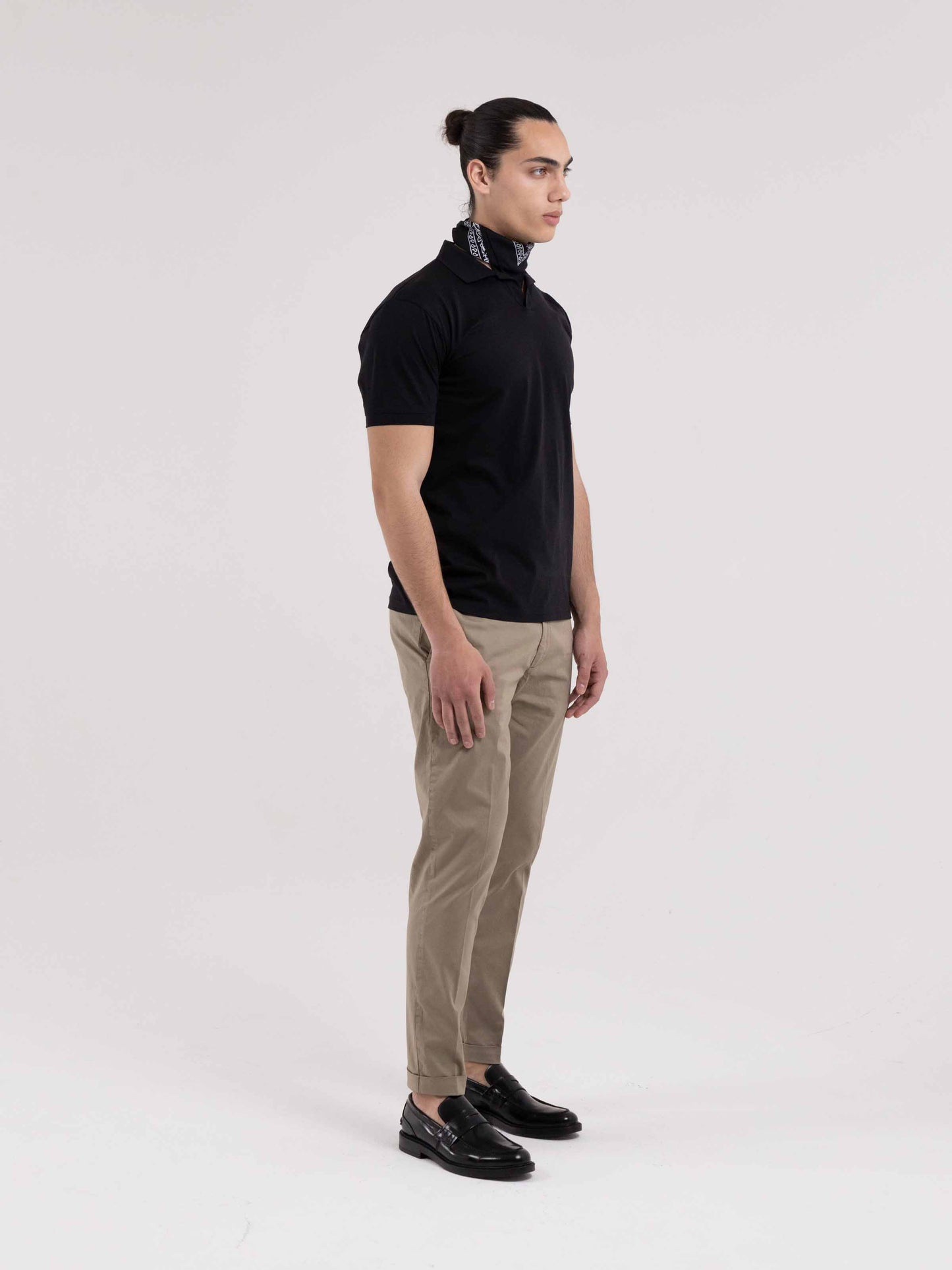 PANTALONE CAPRI IN COTONE BEIGE