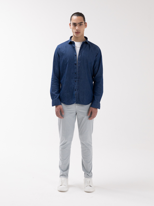 DARK WASH MIAMI SHIRT IN JEANS
